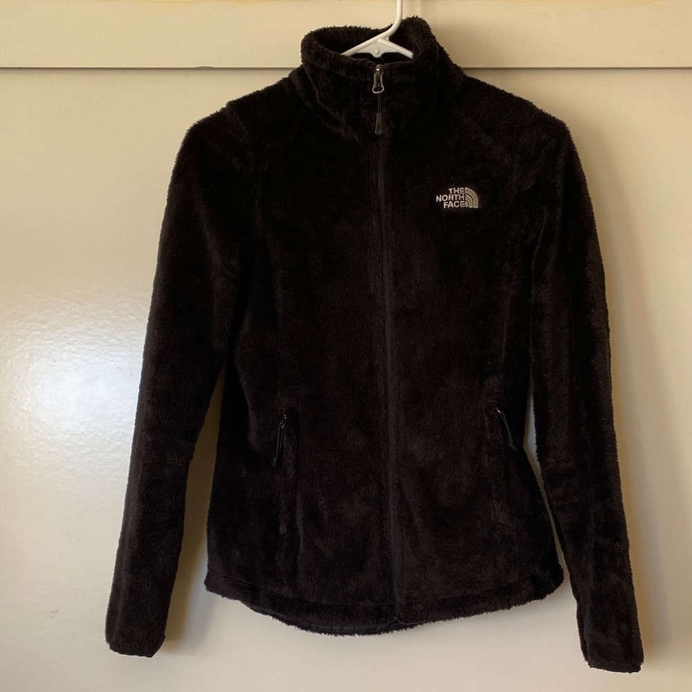 The North Face Women's Black Faux Fur Zip up Jacket